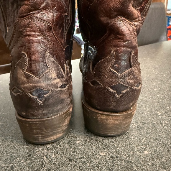 Dan Post Wingtip Snip Toe Leather Western Cowboy Boots size 9.5M Womens. - Picture 8 of 8